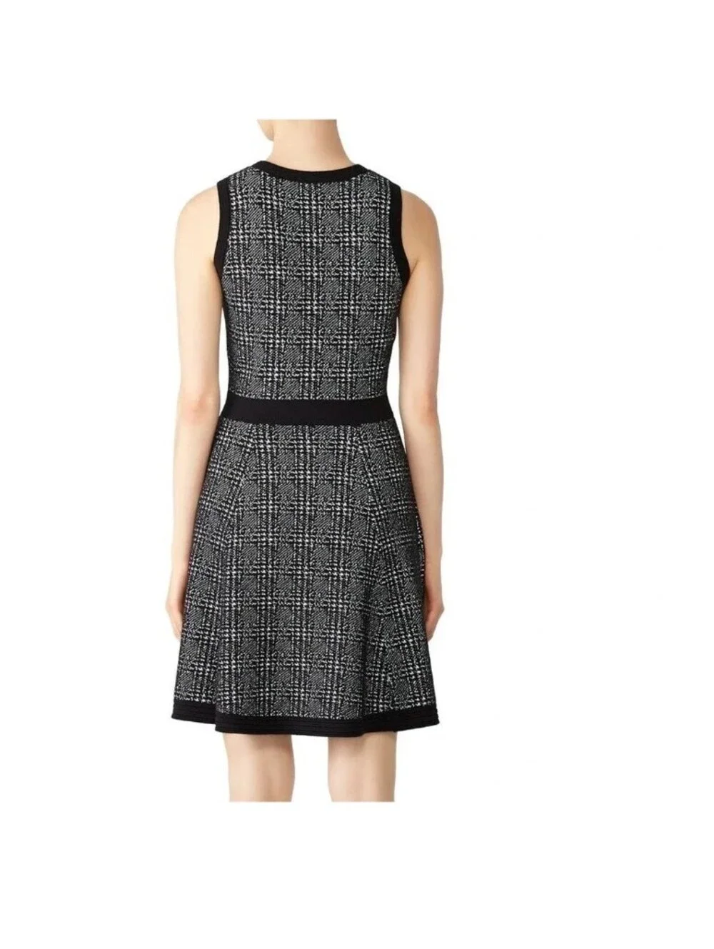 NWOT Kate Spade out West mod plaid knit wool blend soft dress size Small